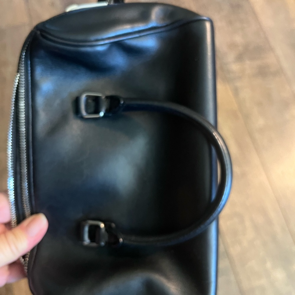 YSL Yves Baby Duffle Handbag 2WAY Shoulder Bag Leather - Picture 3 of 11
